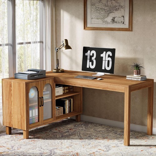 Shaped desk modern - l-shaped,