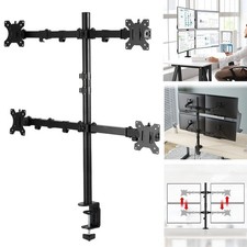 Quad screen desk mount - quad,