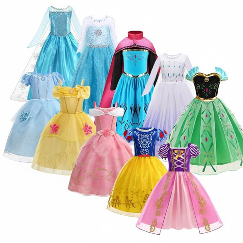 Girls princess dress - dress, anna