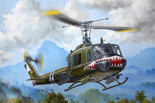 Trumpeter 1b huey - 1/35, uh-1b