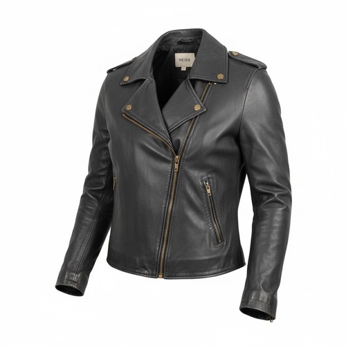 Reiss ladies leather jacket - ladies,