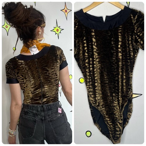 Velvet tiger print bodysuit - velvet,