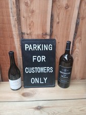 Large cast iron - large, sign
