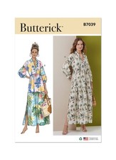 Butterick SEWING PATTERN B7039 Misses' Tiered Dresses Sizes 4-12 Or 14-22