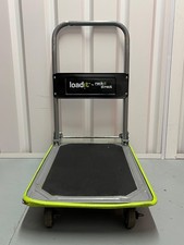 Loadit Heavy Duty Platform Trolley - Folding Flatbed Cart with Smooth-Glid