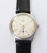 1950's / 60's SMITHS DELUXE 15 JEWELS SWISS LEVER WRIST WATCH C604618 WORKING