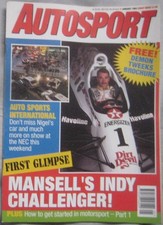 AUTOSPORT magazine 7 January 1993 featuring Renault A610 road test