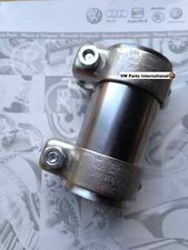VW Golf MK4 16v Dual Exhaust Clamp Larger 65mm Genuine VW Parts Worldwide Shippi