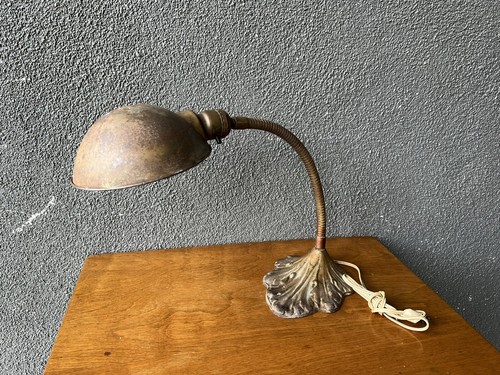 Vintage gooseneck desk - gooseneck,