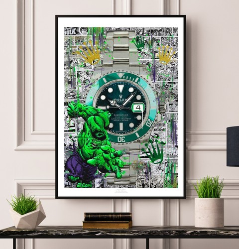 Rolex hulk submariner art - submariner,