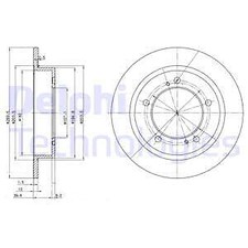 2x New Brake Disc for