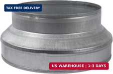 10" to 8" Inch Galvanized