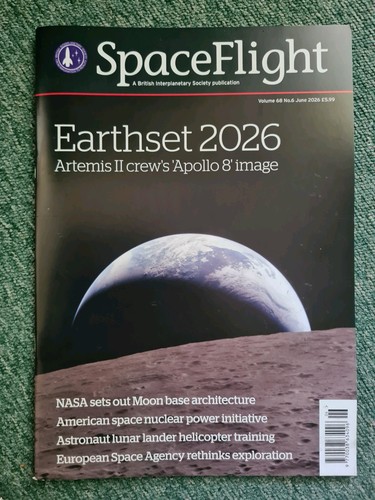 Spaceflight magazine june 2026 - spaceflight,