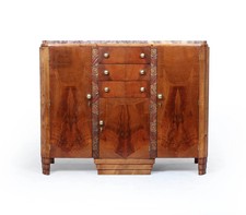 French Art Deco Walnut