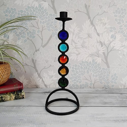 Metal multi coloured - multi, faceted