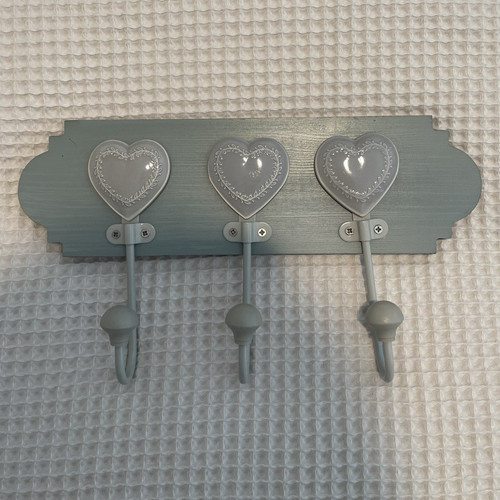 Grey wall mounted hook coat - hook,