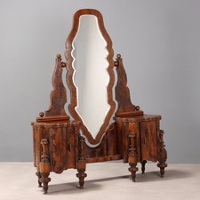 Antique Vanity Table Walnut