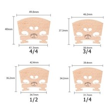 Get a Premium Maple Bridge for Your Violin Sizes 4/4 3/4 1/4 1/2 1/8 1/10 1/16