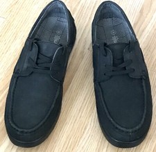 Men Black Leather ORTHOPEDIC