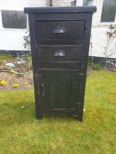 Vintage Solid pine 2 draw one cupboard chest    £239    Delivery Included