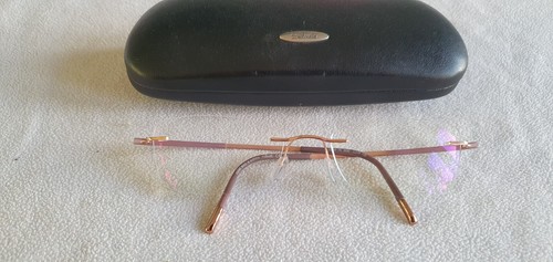 Silhouette gold rimless