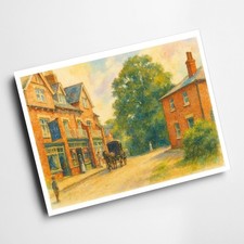 A4 PRINT - Oxshott Village -