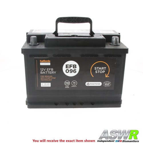 Halfords 096 efb - efb, 75ah