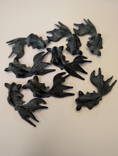 Fantail goldfish figurines - goldfish,