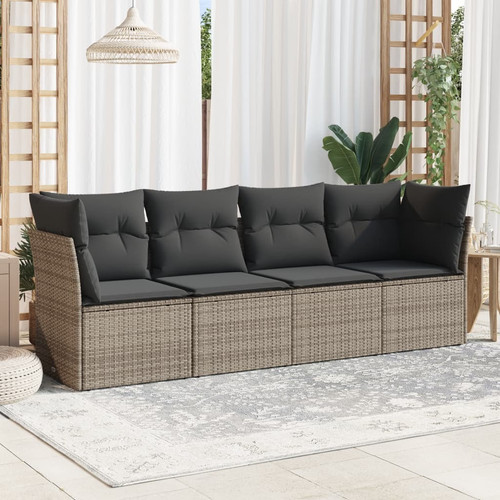 Garden sofa set grey - garden, rattan