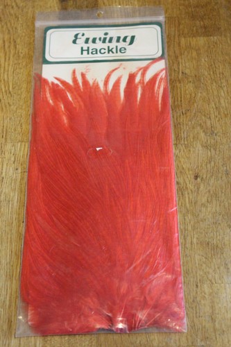 Ewing red fly tying cape - fly,