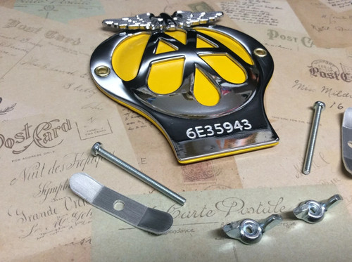 Classic car badge serial - car,