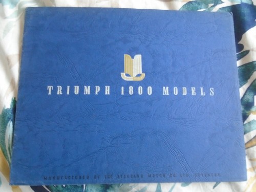 Triumph 1800 models - 1800,