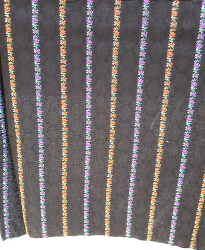 Vintage wool fabric with woven - wool,