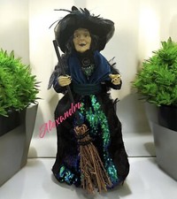20” Halloween Witch W/Broom