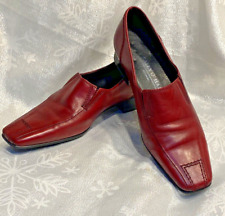 Super Sally O'Hara Burgundy Maroon All Leather Dress Shoes UK3 EU36 Worn once