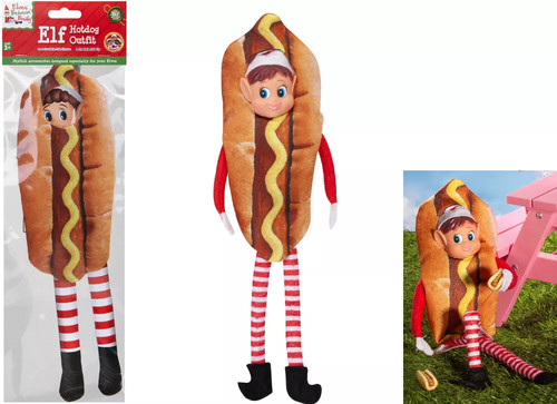 Elf doll hot dog man - doll,