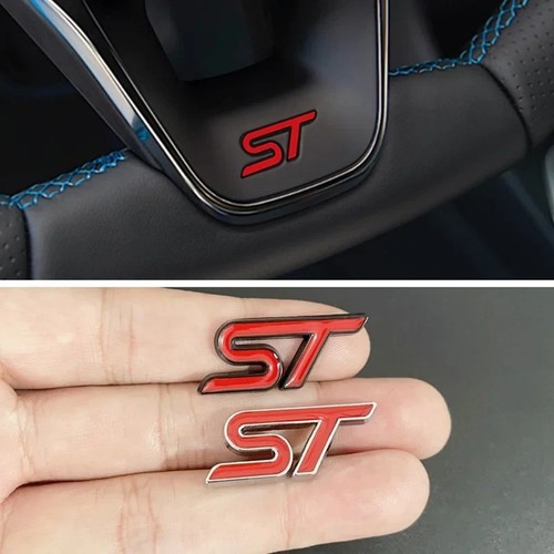 Metal car logo steering - car,