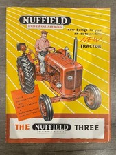 Nuffield Universal 3 Farming BMC Vintage Tractor Brochure Leaflet