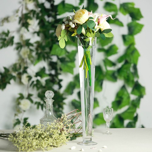 Pcs tall clear glass - 6,