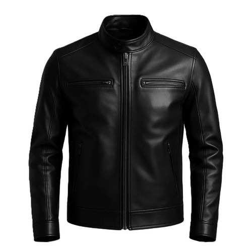 Men black genuine - men's,