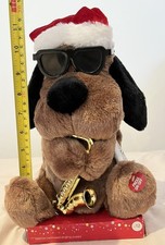 Christmas Plush Animated Singing Puppy Dog Toy 11 inches . RRP £12.