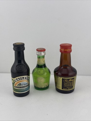 Vintage liqueur miniatures - vintage,