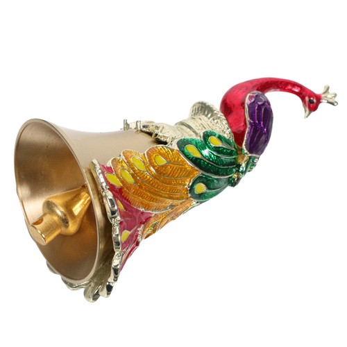 Peacock handbell metal - peacock,