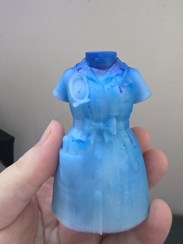 Handmade resin nurse - in,