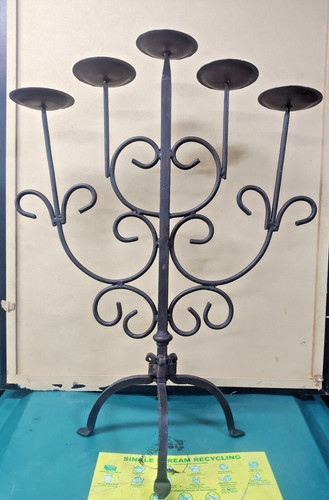 Vtg gothic wrought iron - vtg.,