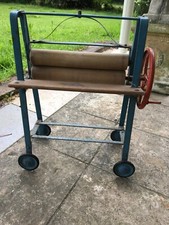 Antique Tri Ang cast iron mangle clothes wringer roller press