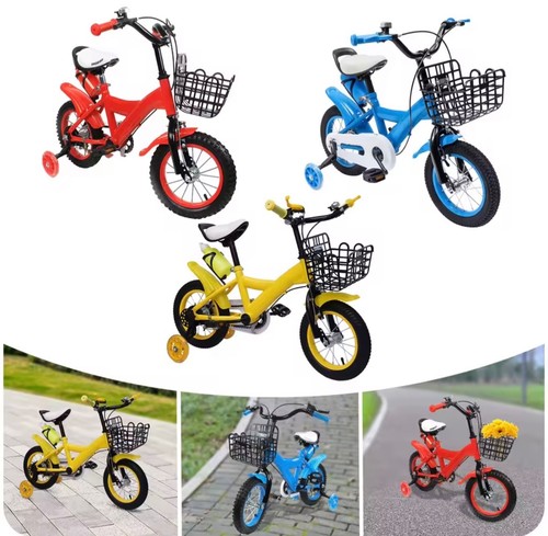 Blue yellow red kids bike - kids,