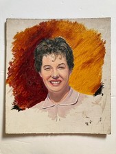 Vintage Oil Painting Lady