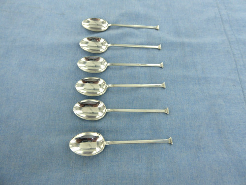 Antique set six sterling - antique,