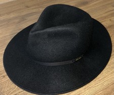 Borsalino Alessandria Felt Hat Wide Brim Size 58  / UK 7 1/8